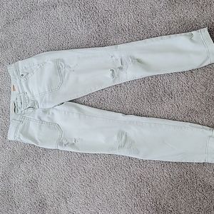 Light mint Anthropology jeans